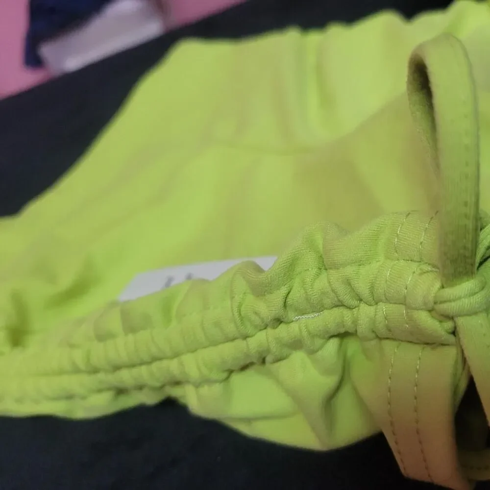 XXS-No-boundaries Women's Green and Yellow Shorts